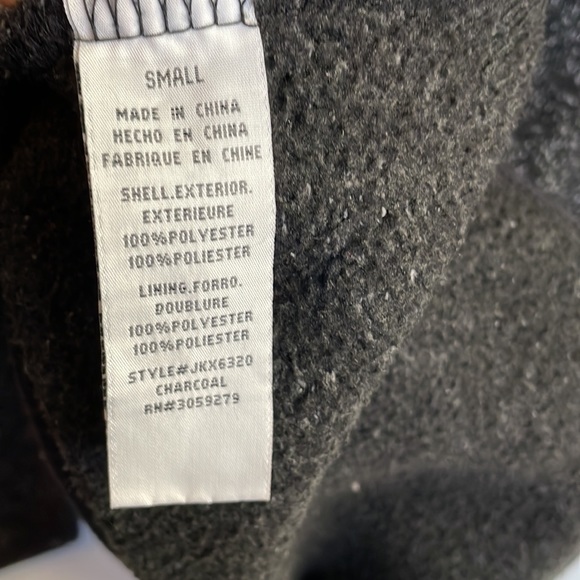 Thread & Supply 3/4 snap fleece hooded pullover size small - Picture 6 of 6